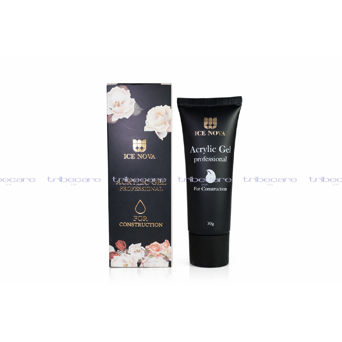 ACRYLIC GEL WHITE 10 ROSE CLEAR 30 GR (HEMA FREE)