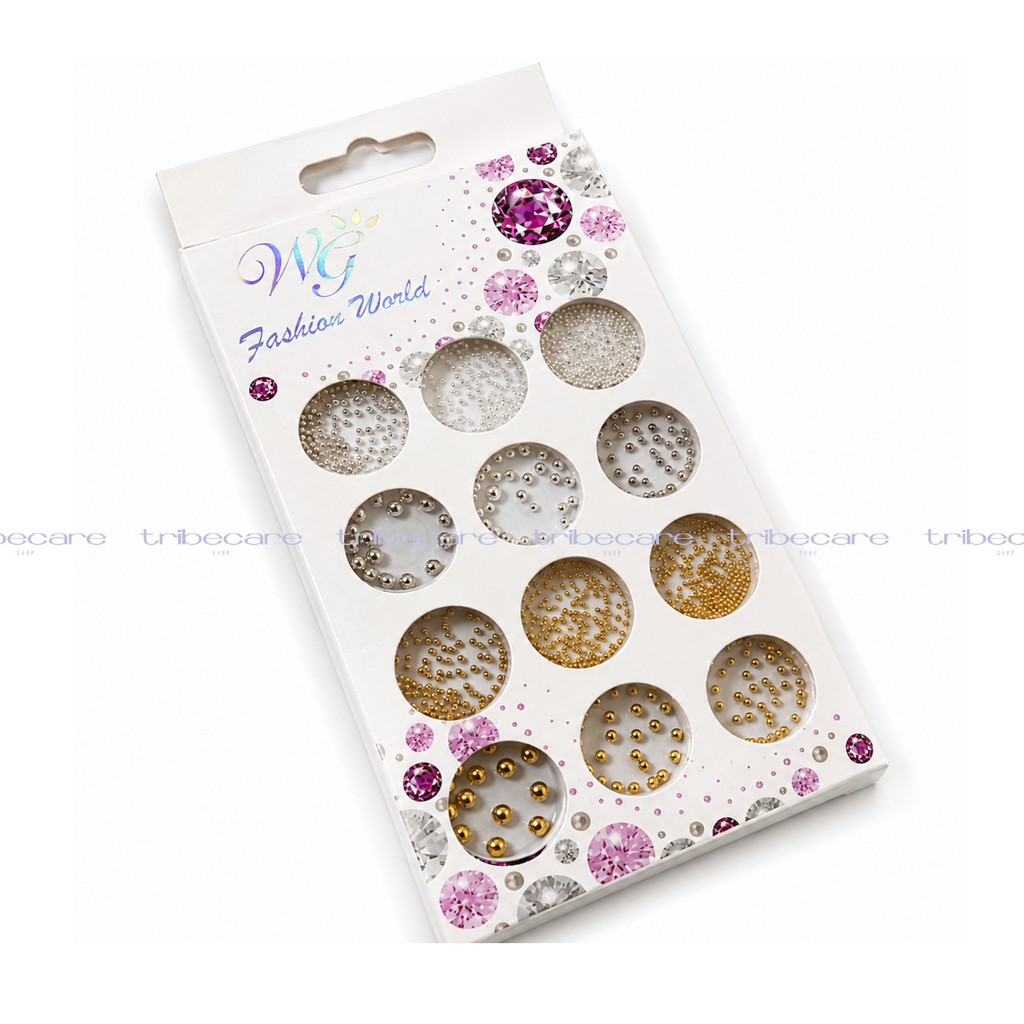 BALIN SURTIDO FINGERTIP/ WG DORADO Y PLATA/CAJA