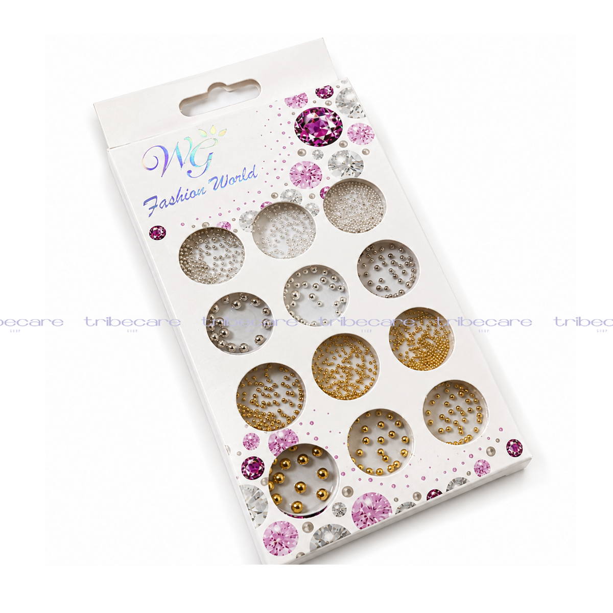 BALIN SURTIDO FINGERTIP/ WG DORADO Y PLATA/CAJA