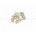 BOLSITA DE GEMAS DORADA Y PLATEADA MIX GEN