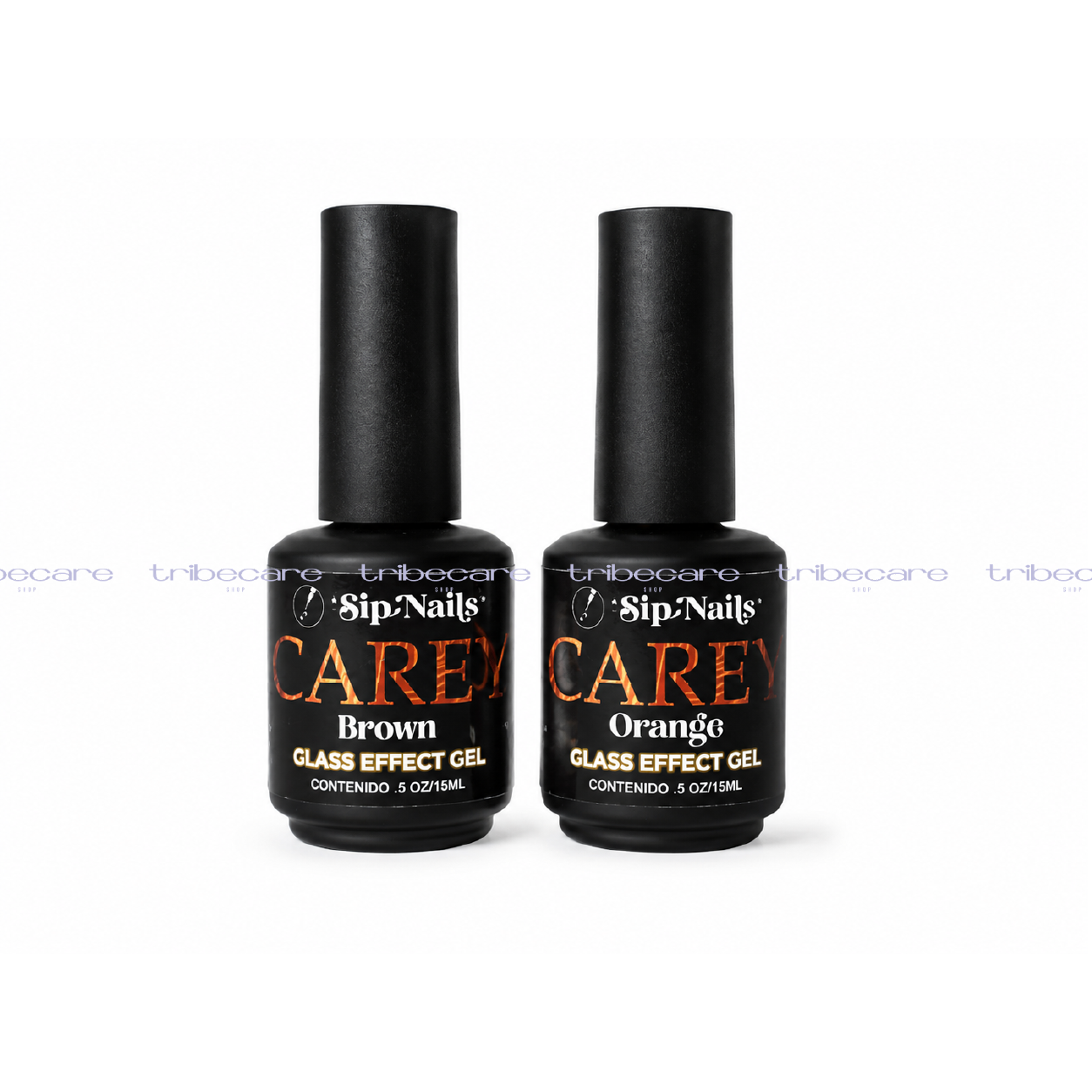 DUO CAREY (VENTA POR PAR) (NARANJA Y CAFE VITRAL)