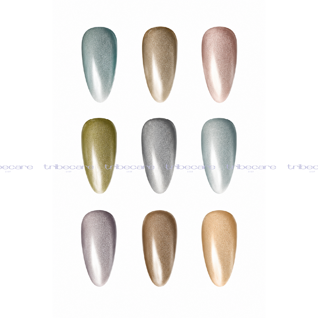 GAMA PORCELAIN OJO GATO 9 PZS DM NAILS