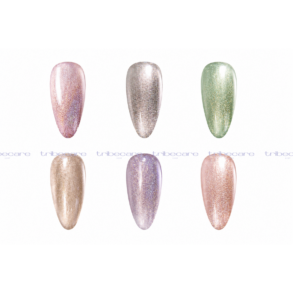 GAMA SHINNING  OJO GATO 6 PZS DM NAILS