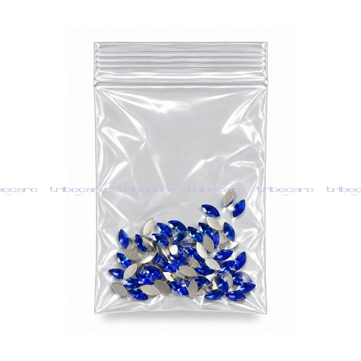 BOLSITA DE CRISTALES FIGURA HOJITA
