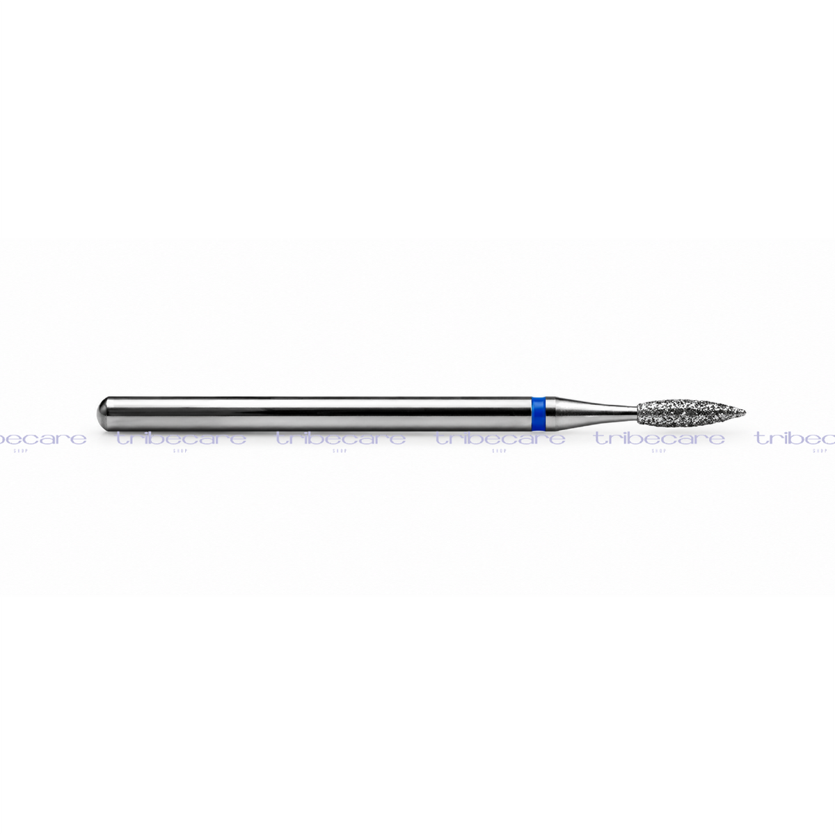 PUNTA DIAMANTE FLAMA CON PUNTA CINTA AZUL 2.3*8 MM NAIL TECH