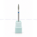 PUNTA DIAMANTE FLAMA CON PUNTA CINTA AZUL 2.3*10 MM NAIL TECH