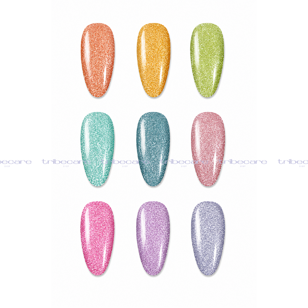 GAMA FLUORESCENT OJO GATO 9 PZS DM NAILS