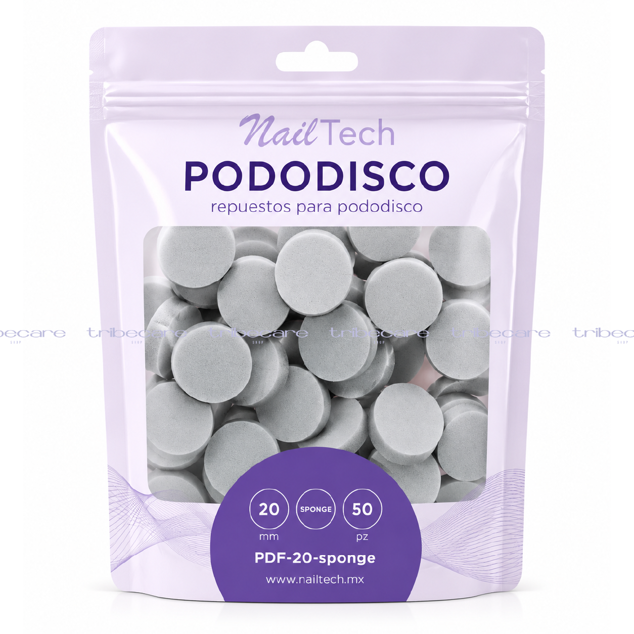 NAILTECH REPUESTOS PARA PODODISCO M SPONGEE 20mm 320 GRIT