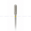 PUNTA REDONDEADO CILINDRO DIAMANTE AMARILLO 3*10 MM LIU NAILS