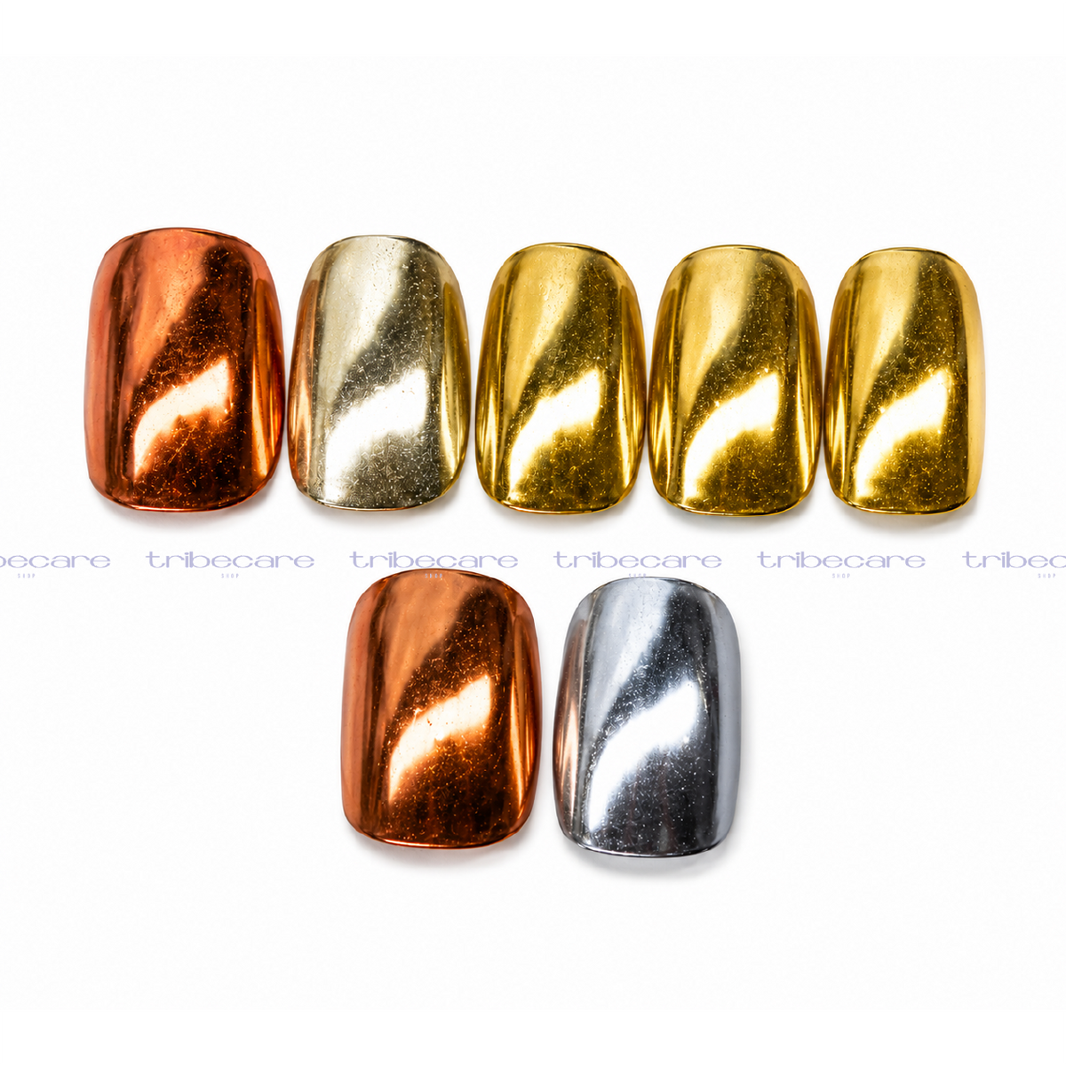 SET EFECTOS DORADOS 7 PZS DM NAILS