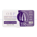 SOFT GEL TIPS MEDIUM ALMOND OBP