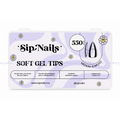 SOFT GEL TIPS MEDIUM ALMOND 550 PZ