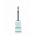 PUNTA FLAMA DIAMANTE ROJO DIAMETRO 2.1*8 MM NAIL TECH