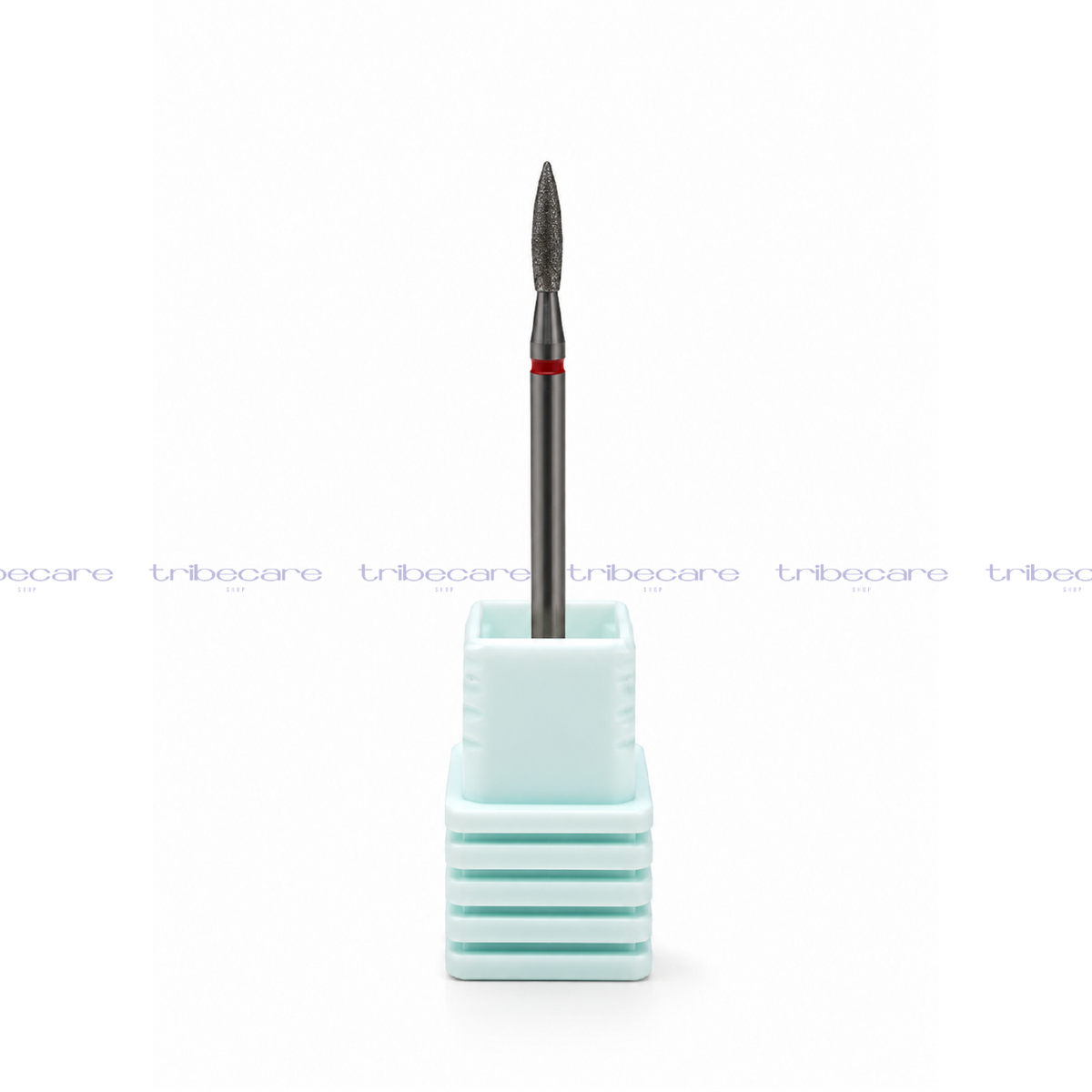 PUNTA FLAMA DIAMANTE ROJO DIAMETRO 2.1*8 MM NAIL TECH