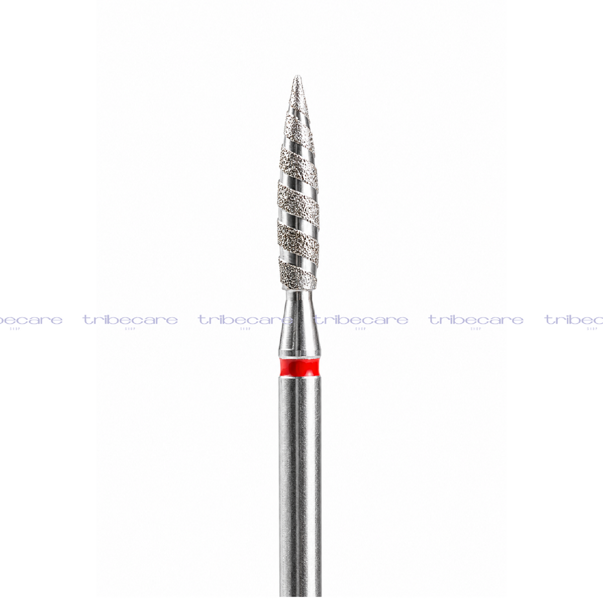 PUNTA TORNADO DIAMANTE ROJO 2.3*12 MM LIU NAILS