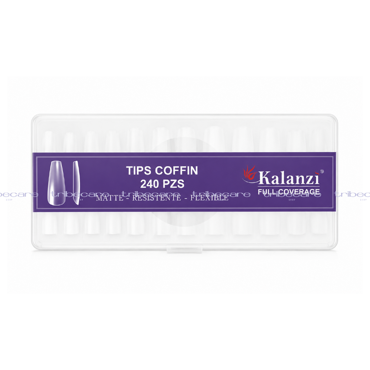 TIPS COFFIN MATTE FLEXIBLE 240 PZAS