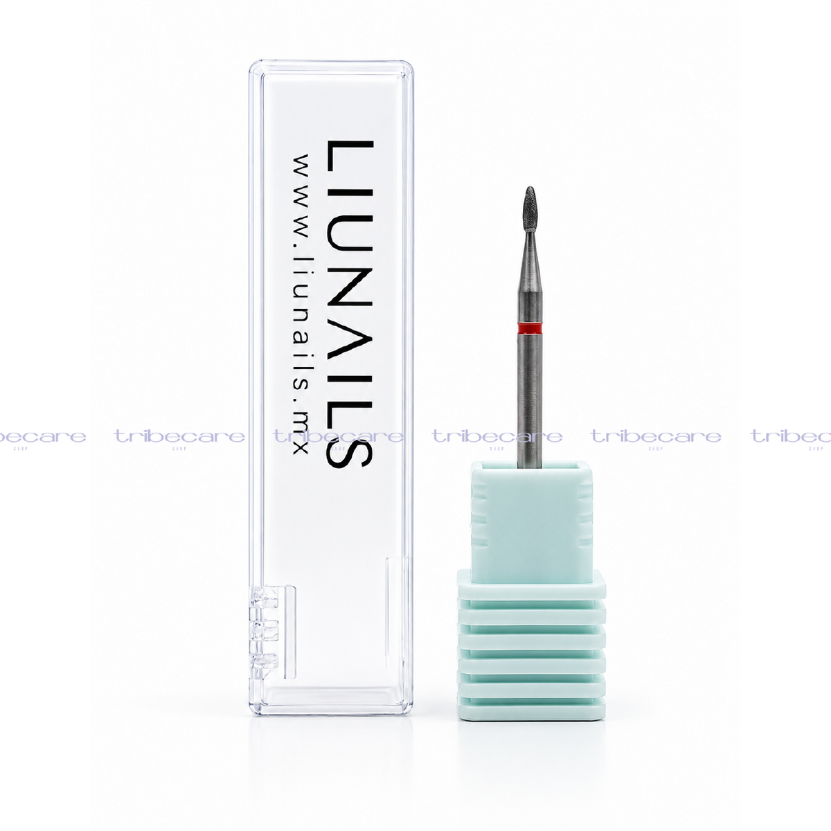 PUNTA FLAME DIAMANTE ROJO 1.4*4 MM LIU NAILS