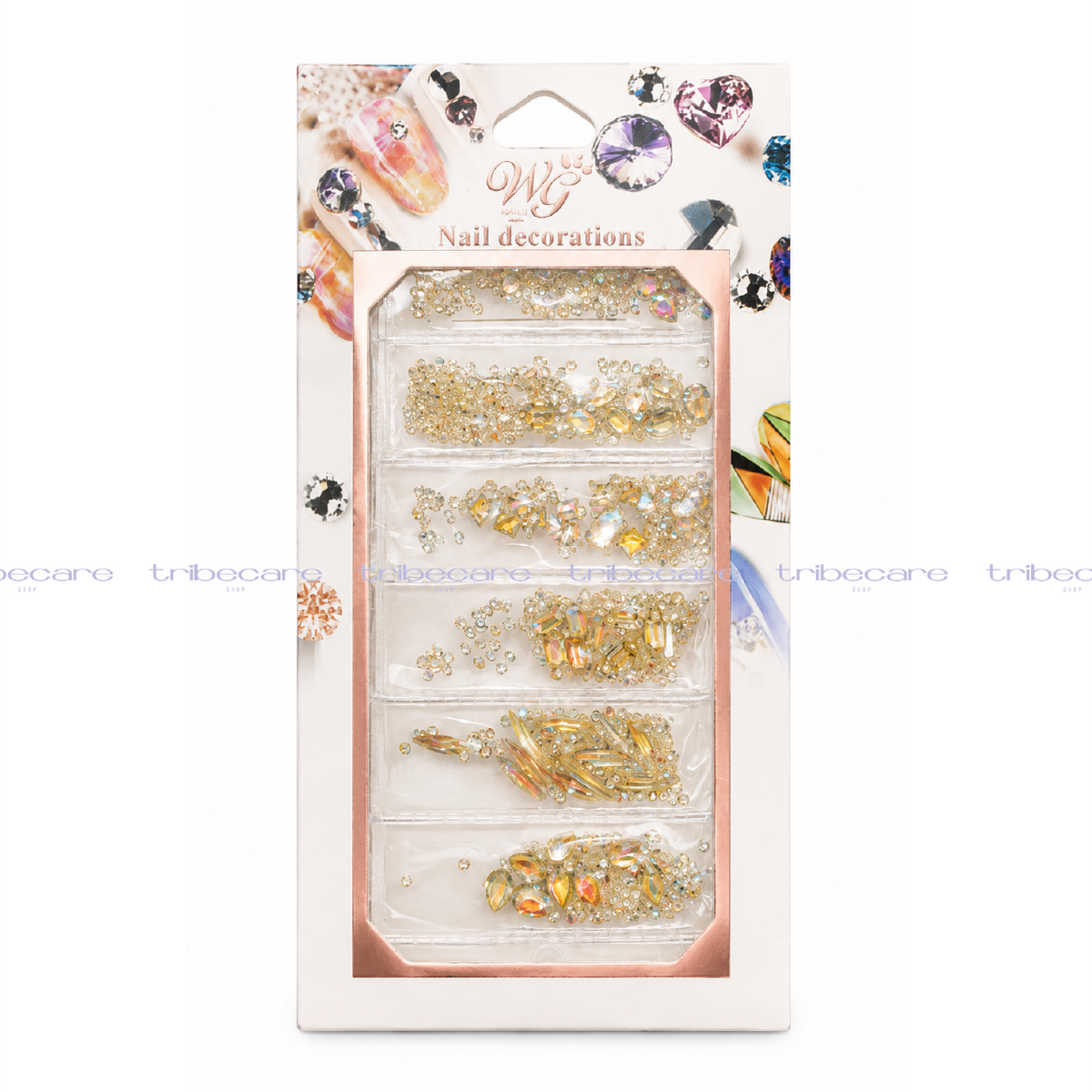 CARTERA CRISTALES IRIDISCENTES