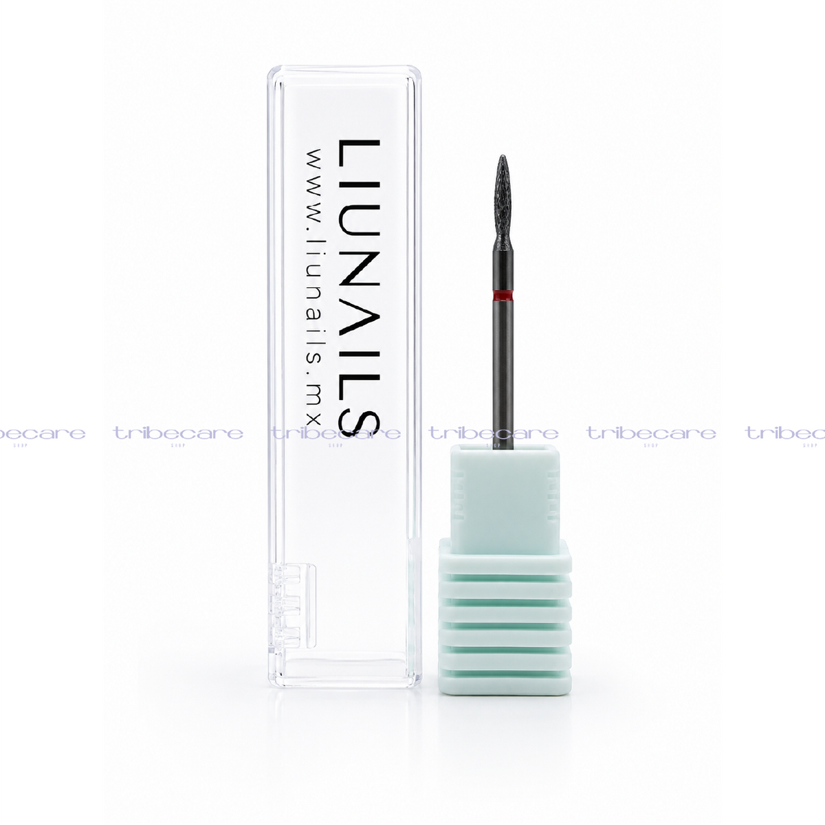 PUNTA FLAME DIAMANTE ROJO 1.8*8 MM LIU NAILS
