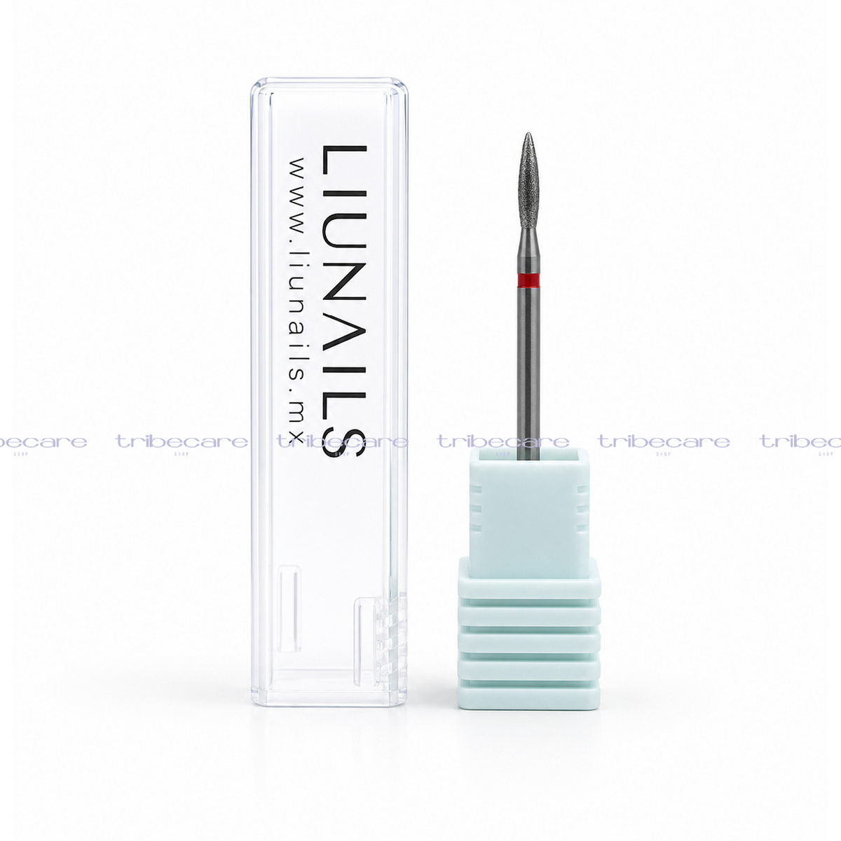 PUNTA FLAME DIAMANTE ROJO 2.0*8.4 MM LIU NAILS