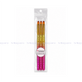 PINCELES LENGUA DE GATO (3PZAS) MANGO ROSA