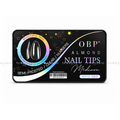 TIPS SOFT GEL ALMOND MEDIUM CUTÍCULA ESMERILADA 480 PZAS