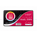 TIPS SOFT GEL ALMOND LONG CUTÍCULA ESMERILADA 480 PZAS