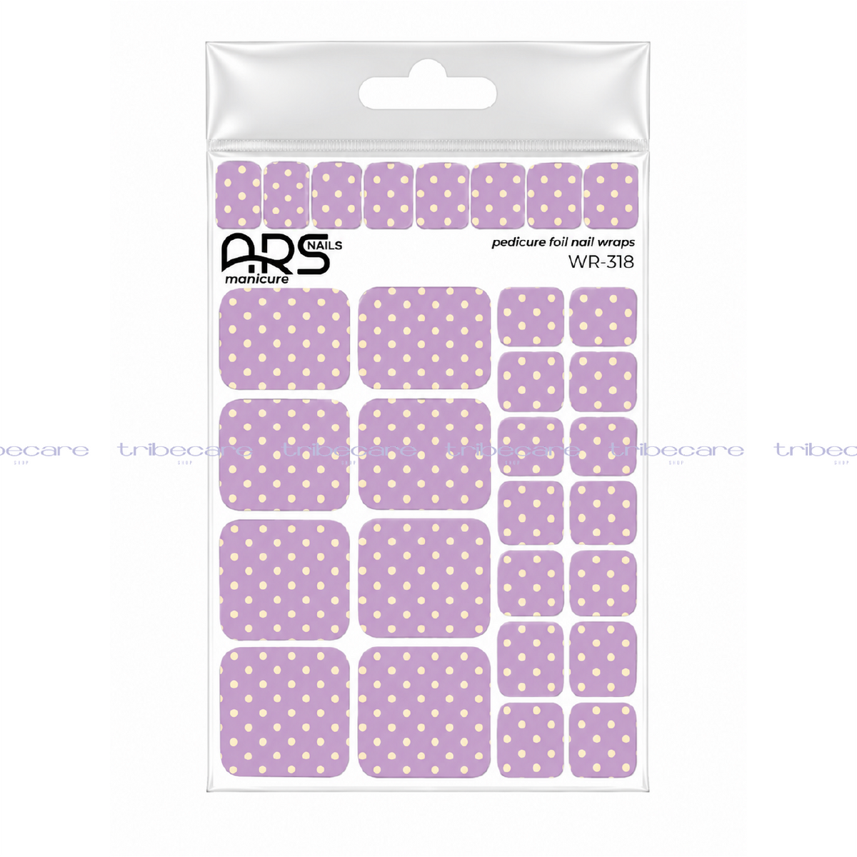 WRAPS MIXTOS PARA PEDICURA (LILAC DOTS)
