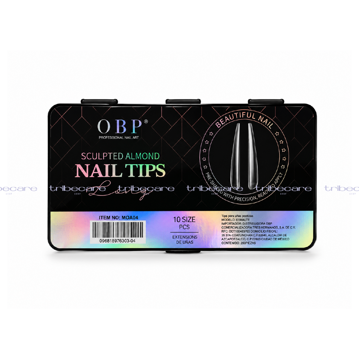 TIPS SOFT GEL BALLERINA LONG CLEAR