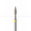 PUNTA FLAME DIAMANTE AMARILLO 2.1*8 MM LIU NAILS