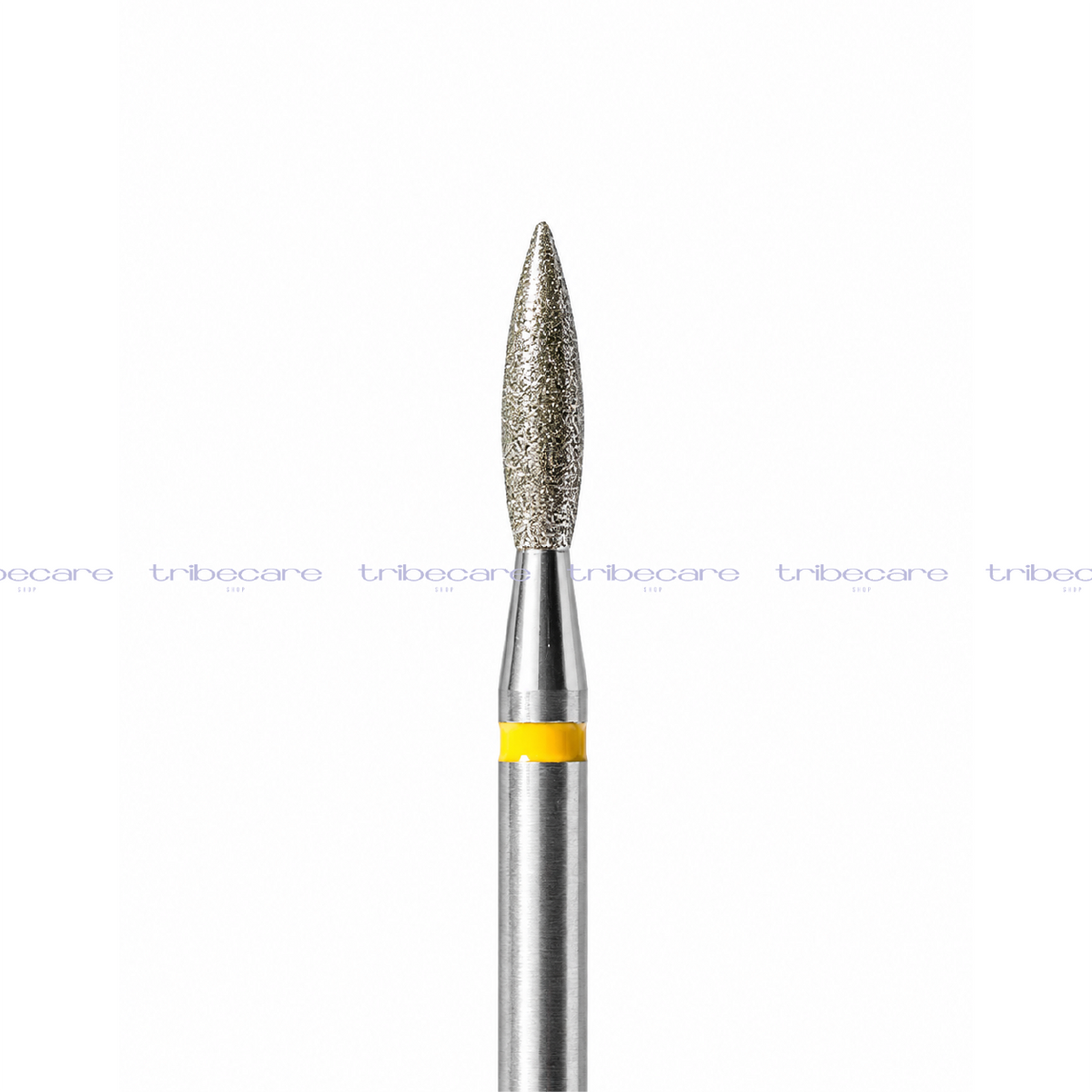 PUNTA FLAME DIAMANTE AMARILLO 2.1*8 MM LIU NAILS