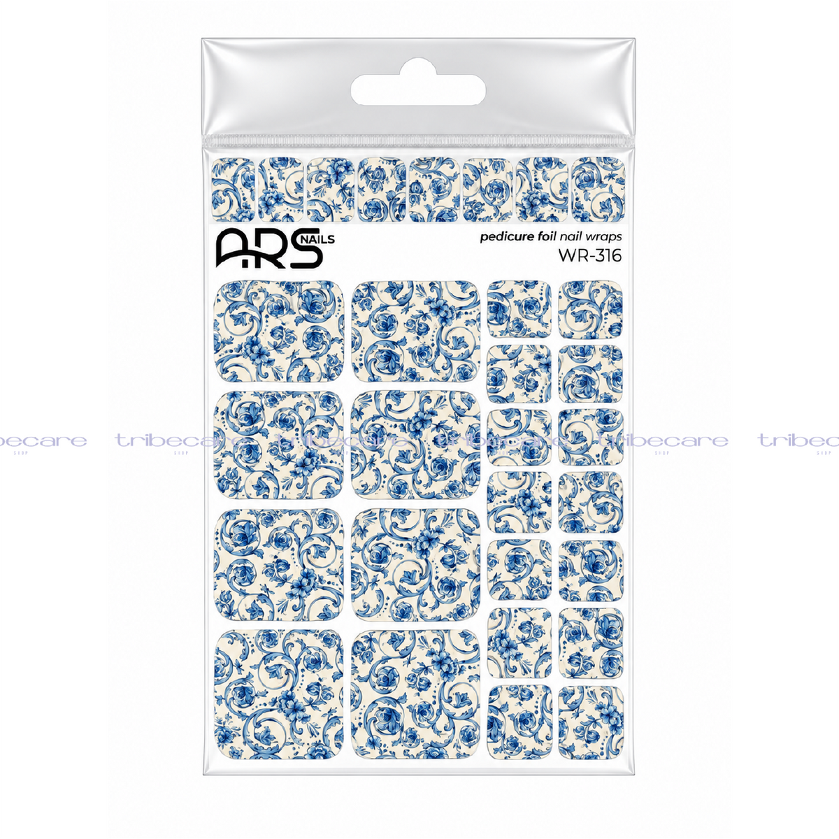 WRAPS MIXTOS PARA PEDICURA (BLUE GARDEN)