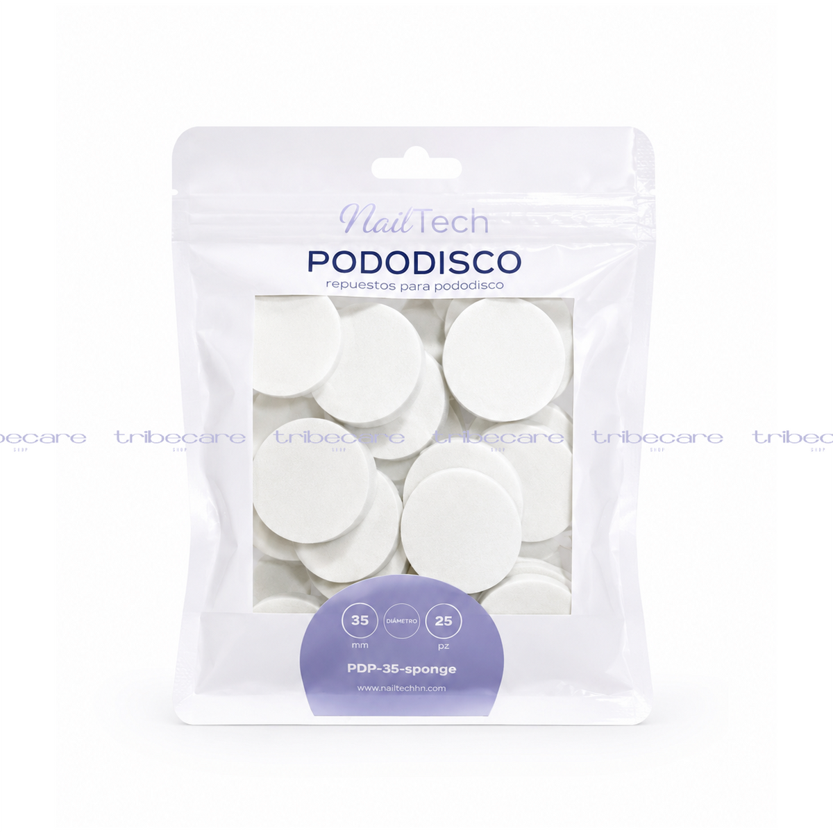 NAILTECH REPUESTOS PARA PODODISCO XL SPONGEE 35mm 320 GRIT