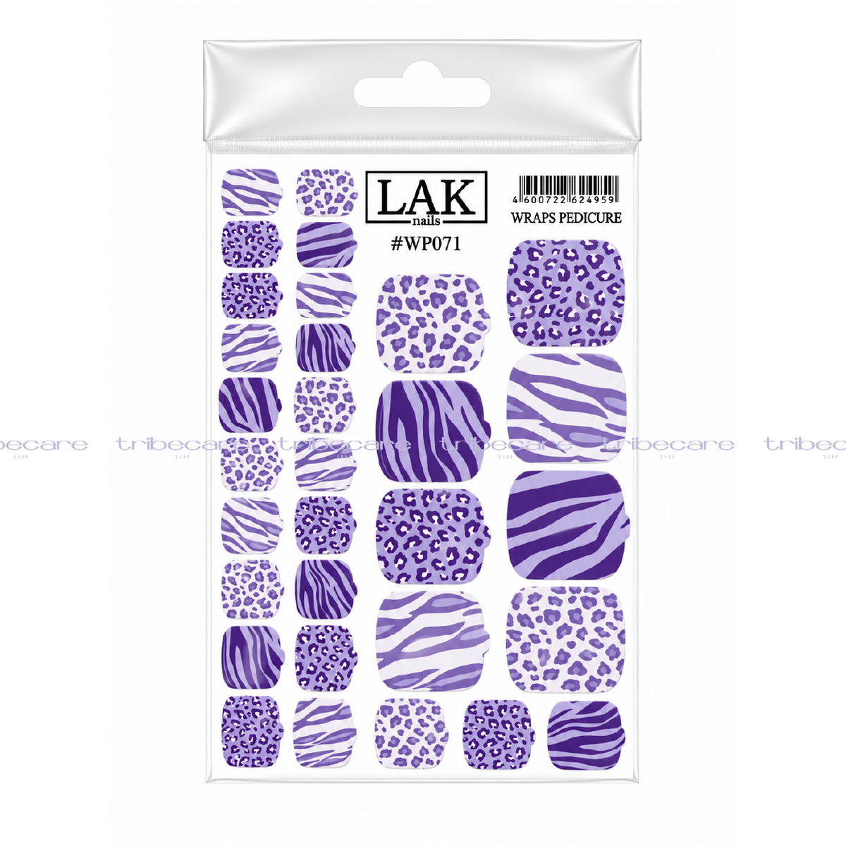 WRAPS MIXTOS PARA PEDICURA (PURPLE SAFARI)