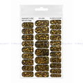 WRAPS MIXTOS PARA MANICURA (CAREY DORADO)