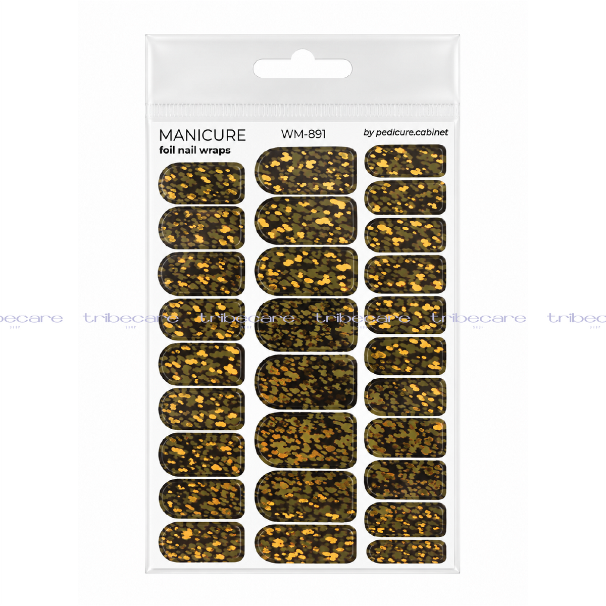 WRAPS MIXTOS PARA MANICURA (CAREY DORADO)