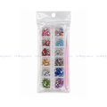 PASTILLERO DE MINI CRISTALES MULTIFORMAS MIX COLORES
