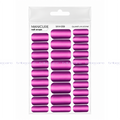 WRAPS MIXTOS PARA MANICURA (METÁLICO MAGENTA)