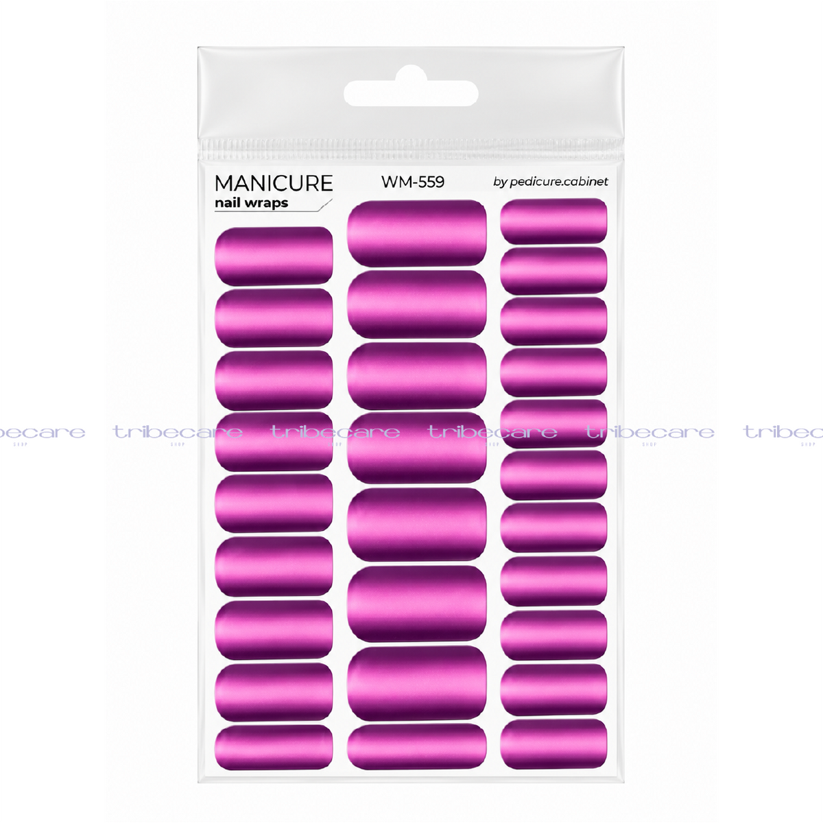 WRAPS MIXTOS PARA MANICURA (METÁLICO MAGENTA)