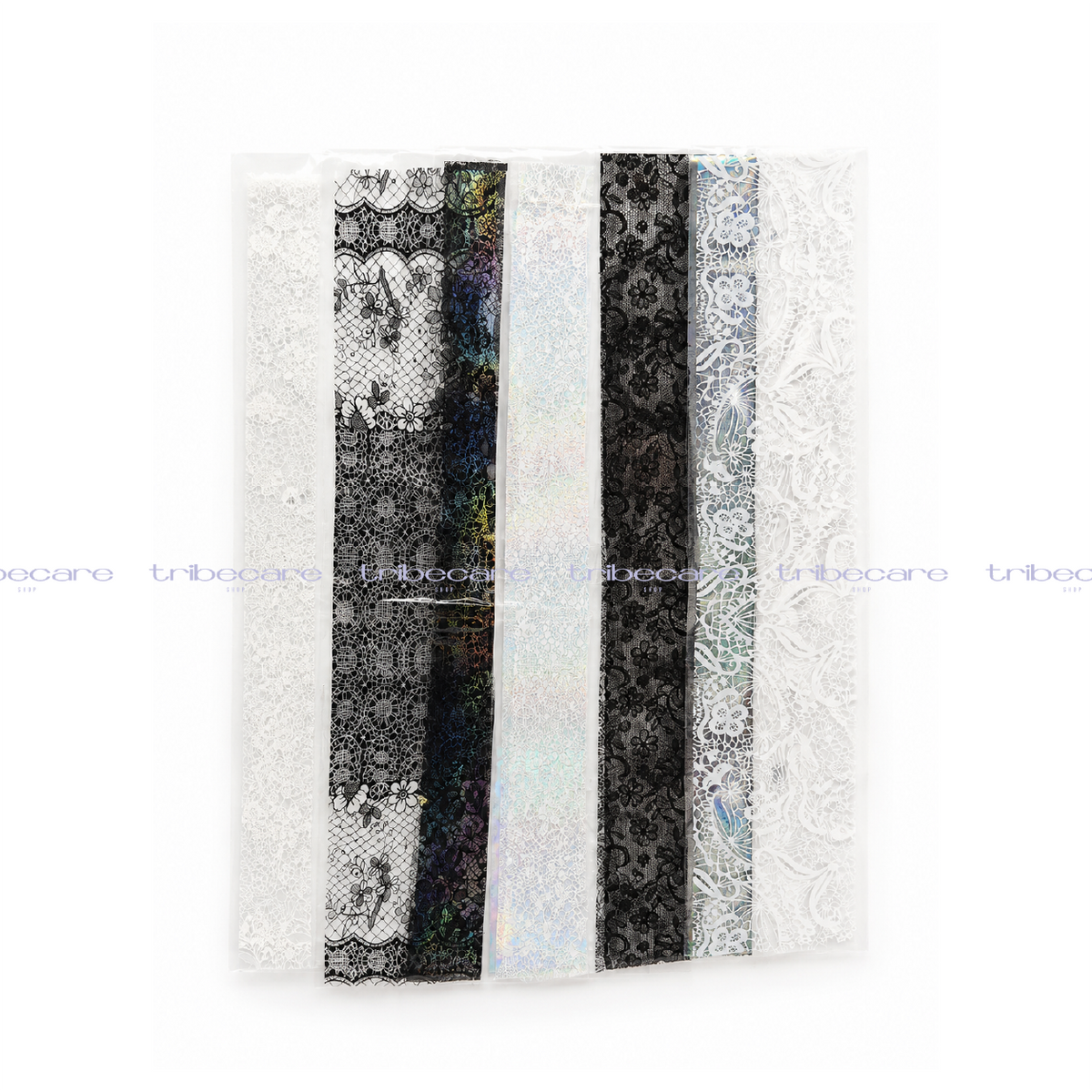 FOIL DE ENCAJE DUO BLANCO Y NEGRO
