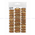 WRAPS MIXTOS PARA MANICURA (ANIMAL PRINT DORADO)