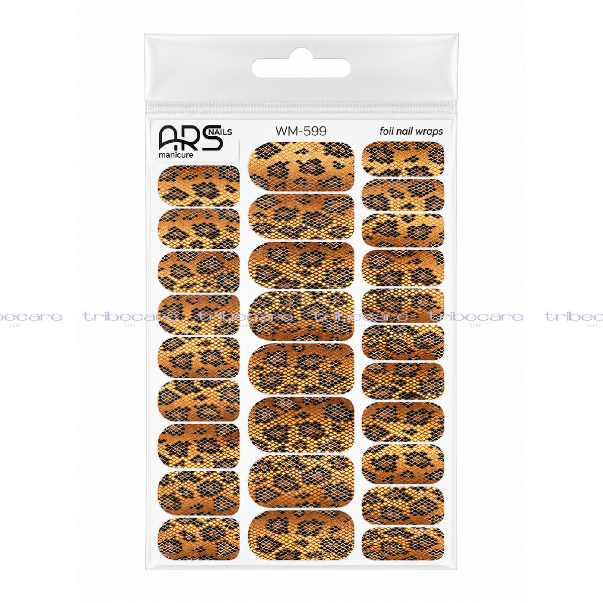 WRAPS MIXTOS PARA MANICURA (ANIMAL PRINT DORADO)
