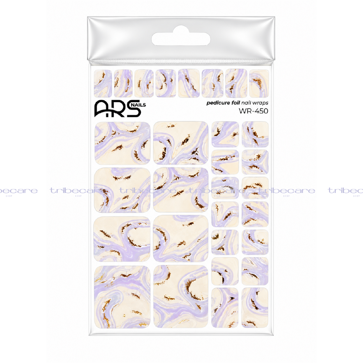 WRAPS MIXTOS PARA PEDICURA (LAVENDER MARBLE)