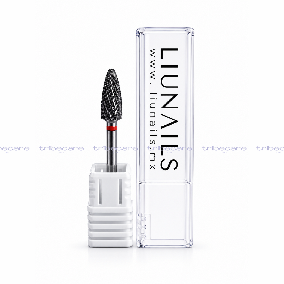 PUNTA CARBURO FLAME ELOTE ROJO 6*14.5 MM LIU NAILS