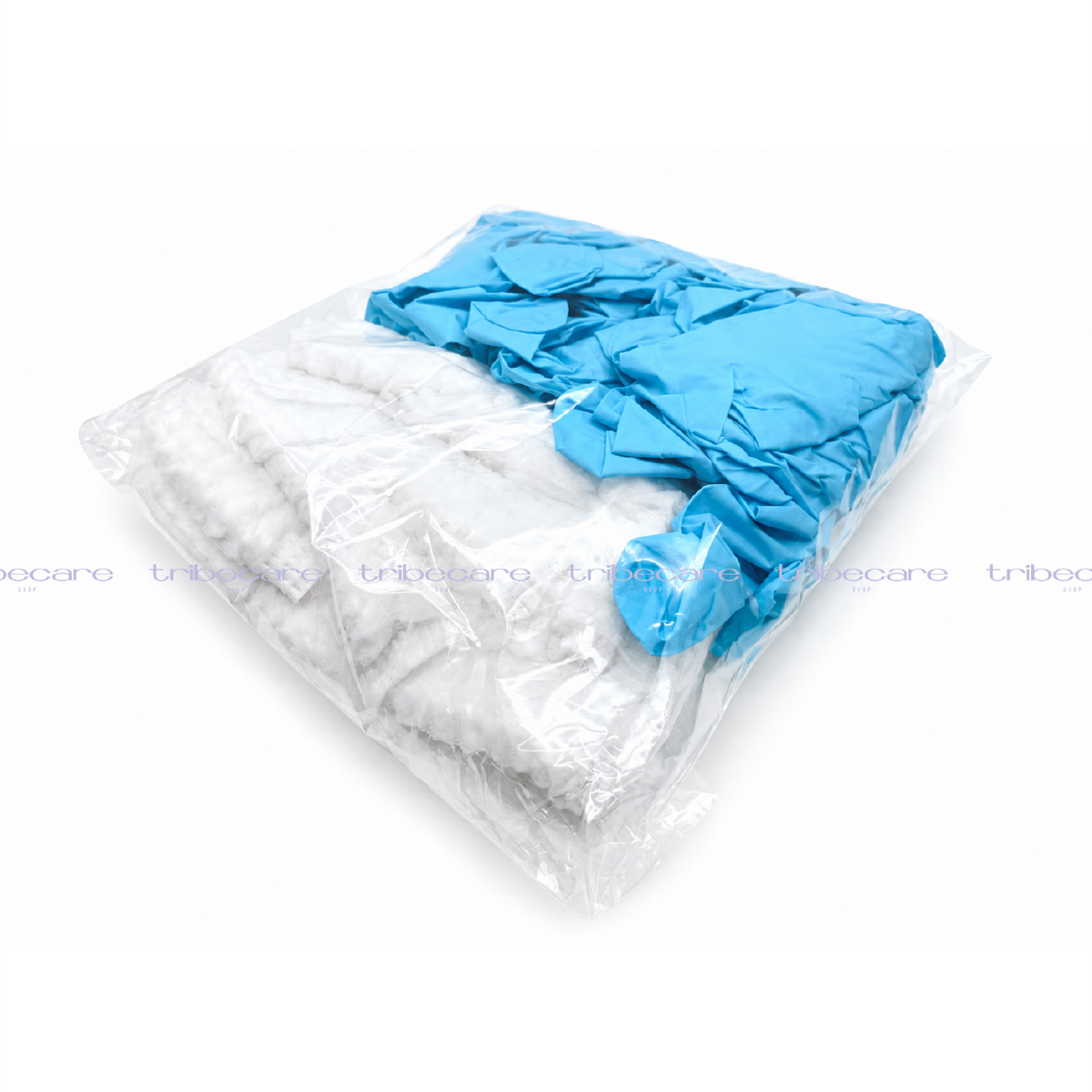 MINI KIT DESECHABLE (GUANTES Y COFIAS) 10PZ