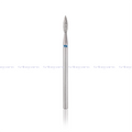 PUNTA DE DIAMANTE FLAMA CINTA AZUL 2.1*8 MM NAILTECH