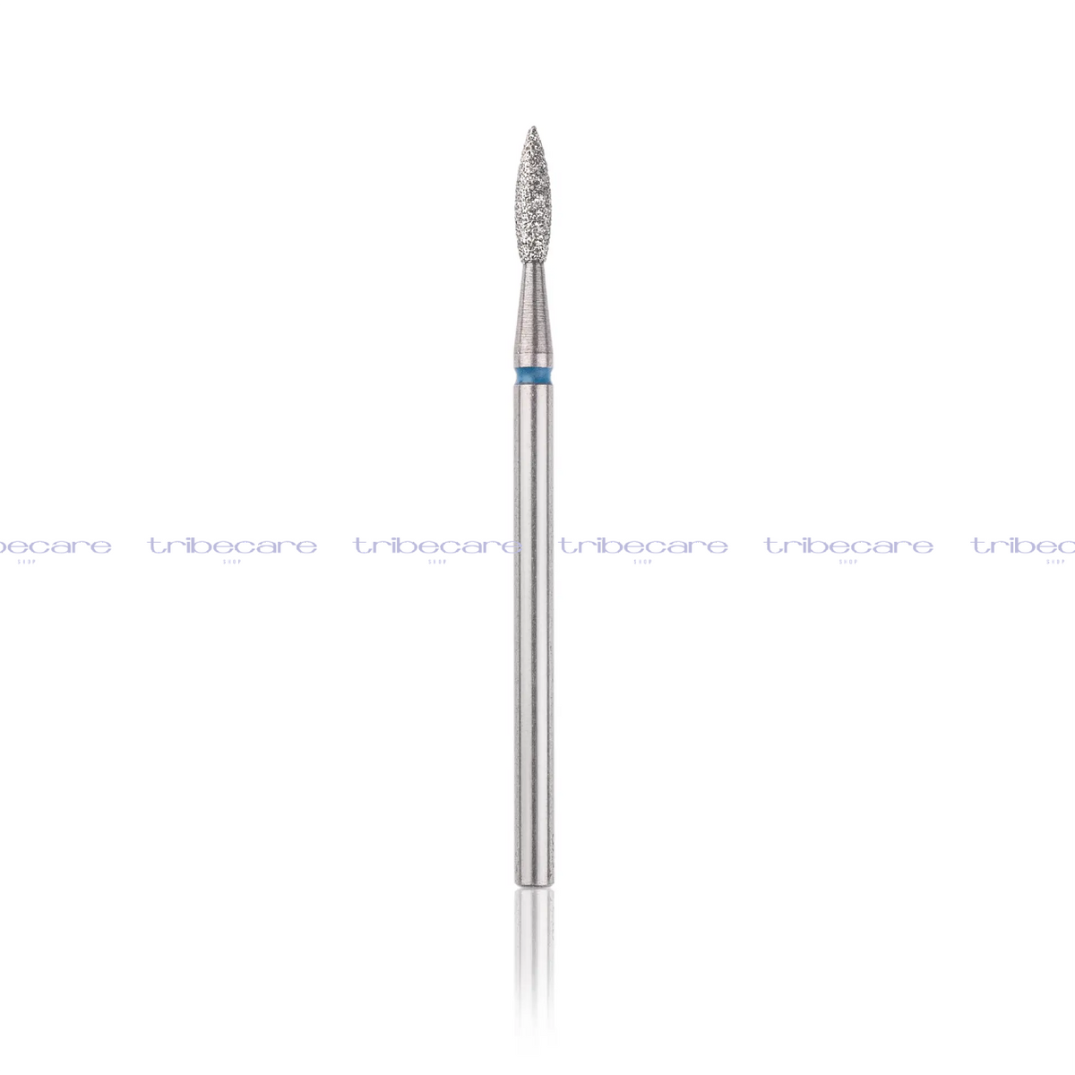 PUNTA DE DIAMANTE FLAMA CINTA AZUL 2.1*8 MM NAILTECH