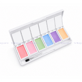 PALETA MORDDA NAIL GEL RECTANGULAR 6 COLORES