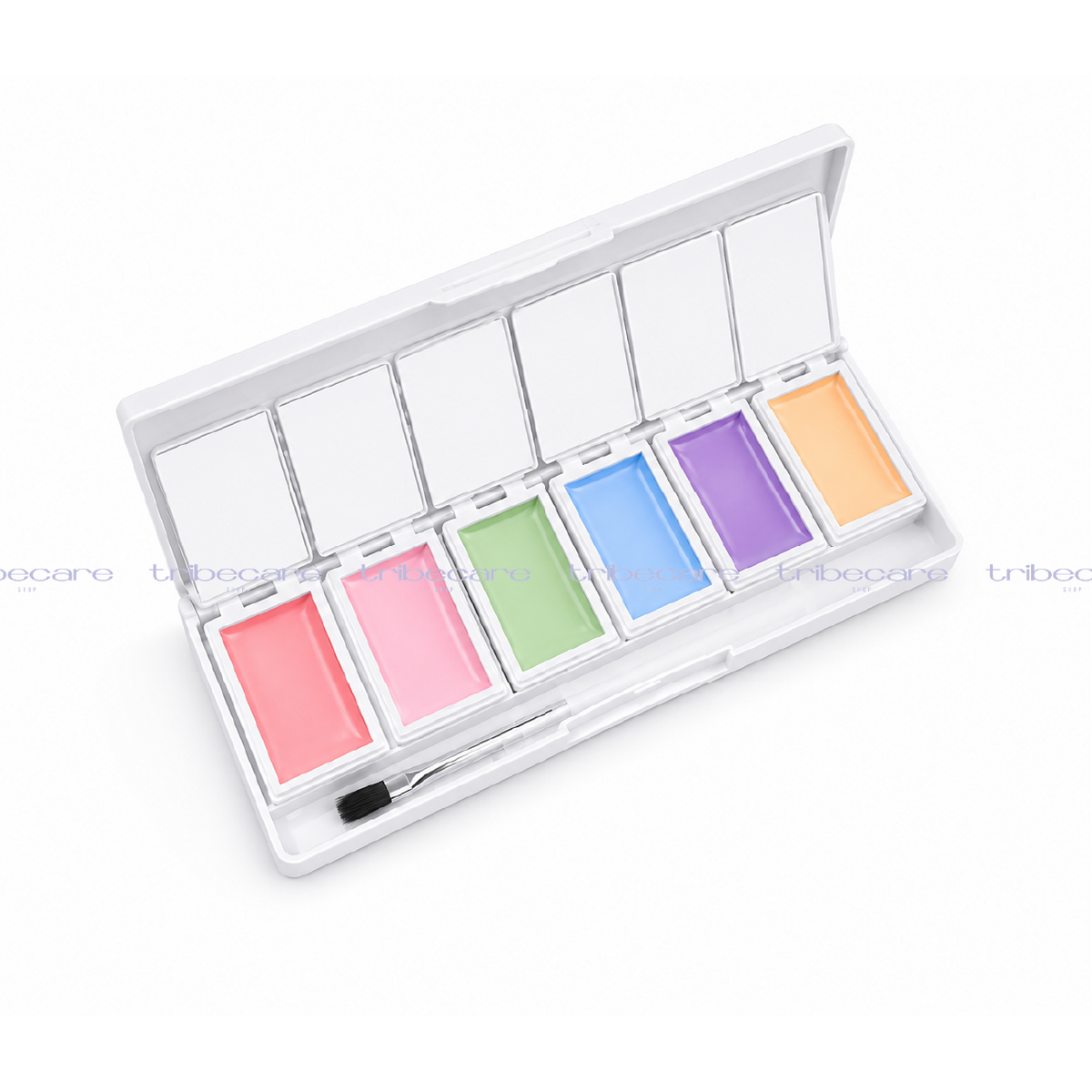 PALETA MORDDA NAIL GEL RECTANGULAR 6 COLORES