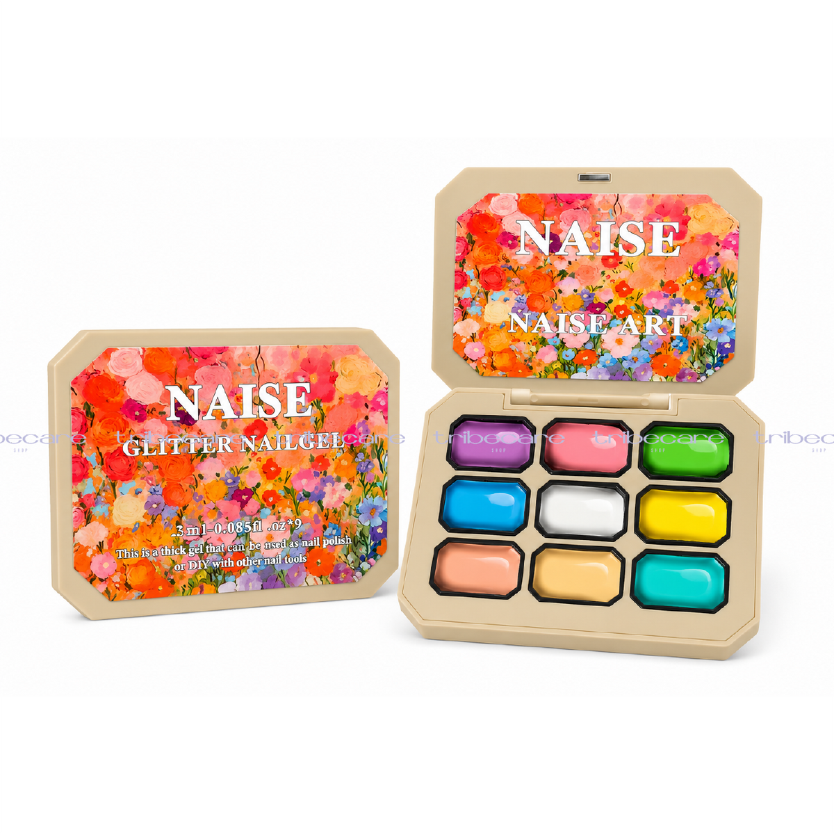 PALETA OLEO NAISE GLITTER NAIL GEL